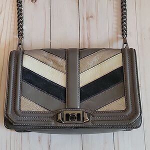 Rebecca Minkoff Chevron Quilted Leather Love bag